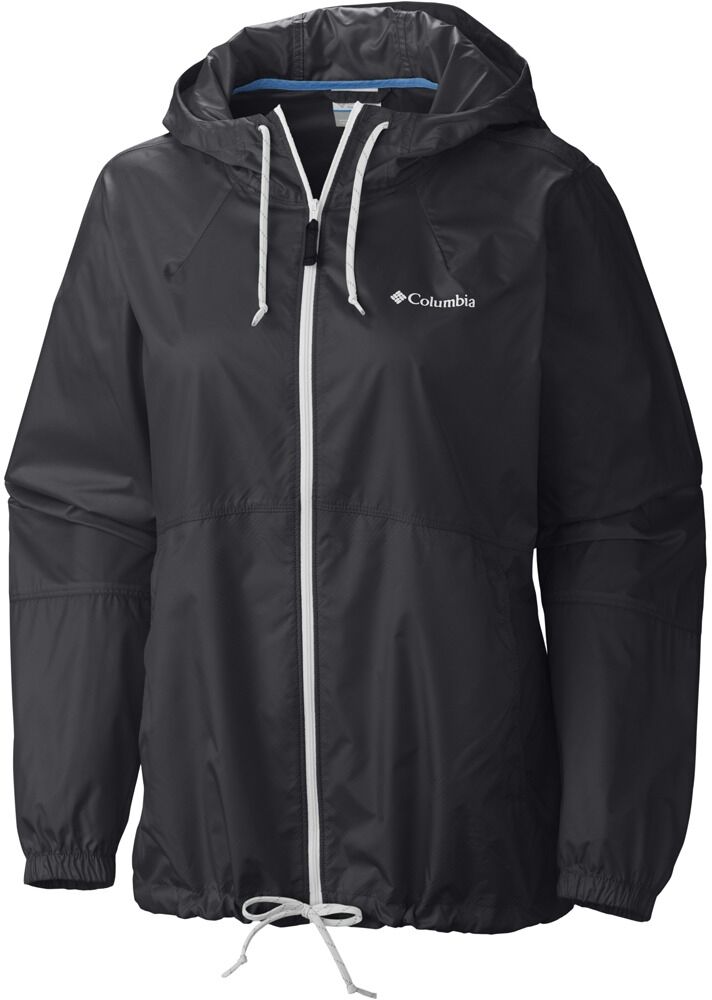 Columbia flash forward windbreaker chaqueta impermeable mujer Negro (S)