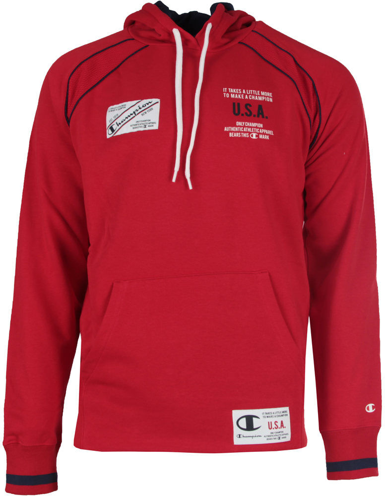 Champion hooded sweatshirt sudadera hombre Rojo (S)