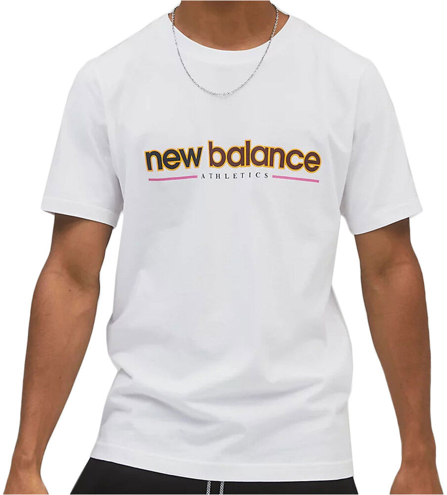 New Balance athletics higher learning camiseta manga corta hombre Blanco (L)