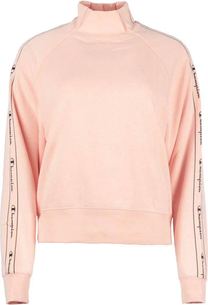 Champion high neck sweatshirt sudadera mujer Rosa (XL)