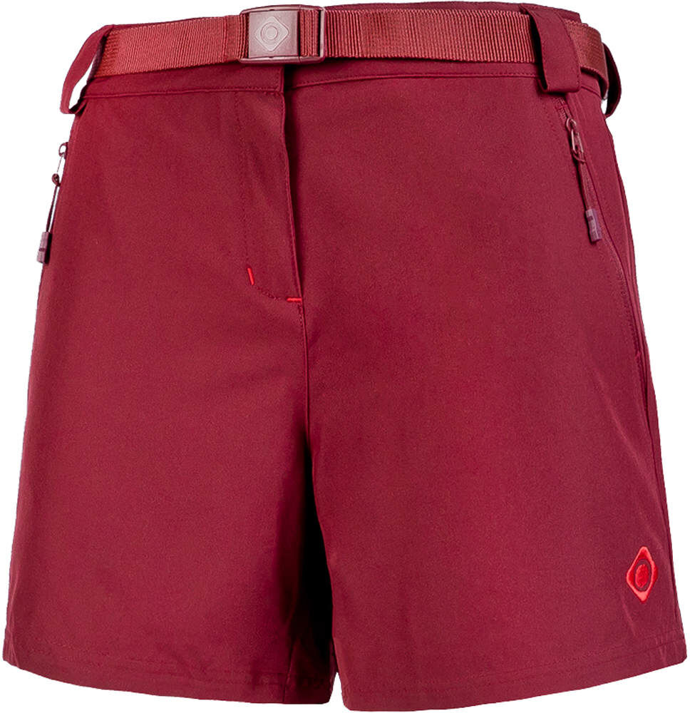 Izas bielsa ii pantalón corto montaña mujer Rojo (M)