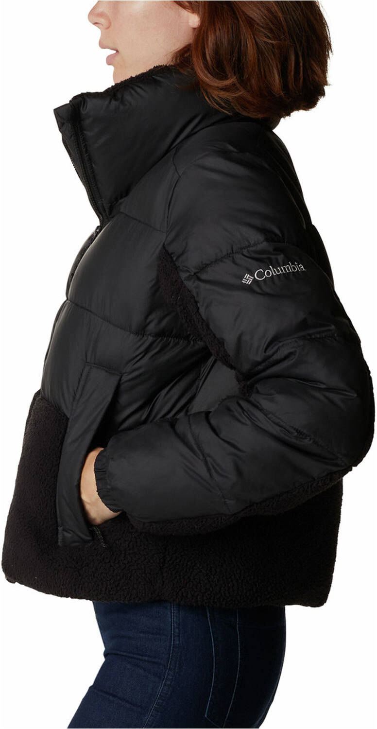 Columbia leadbetter point sherpa hybrid chaqueta outdoor mujer Negro (L)