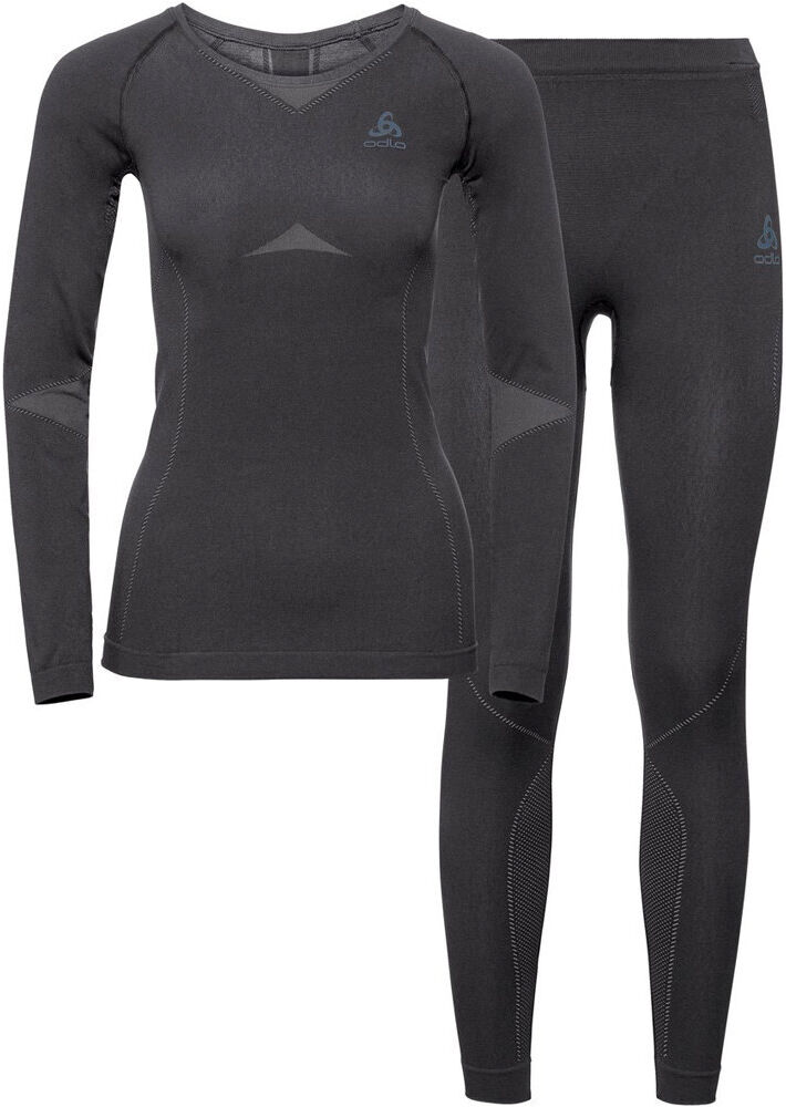 Odlo fundamentals performance camiseta térmica manga larga mujer Gris (XS)