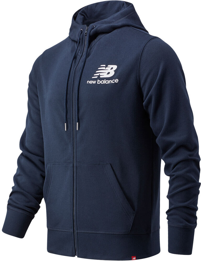 New Balance essentials stacked full zip sudadera hombre Marino (XXL)