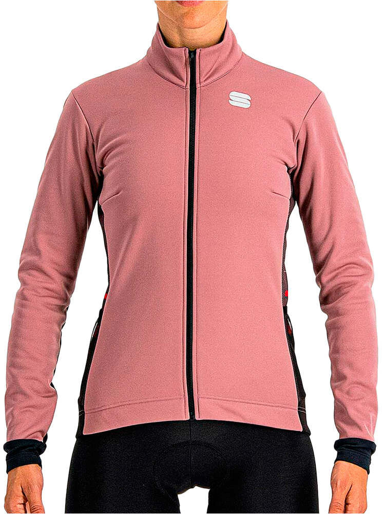 Sportful neo w softshell jacket cortavientos ciclismo mujer Rojo (L)