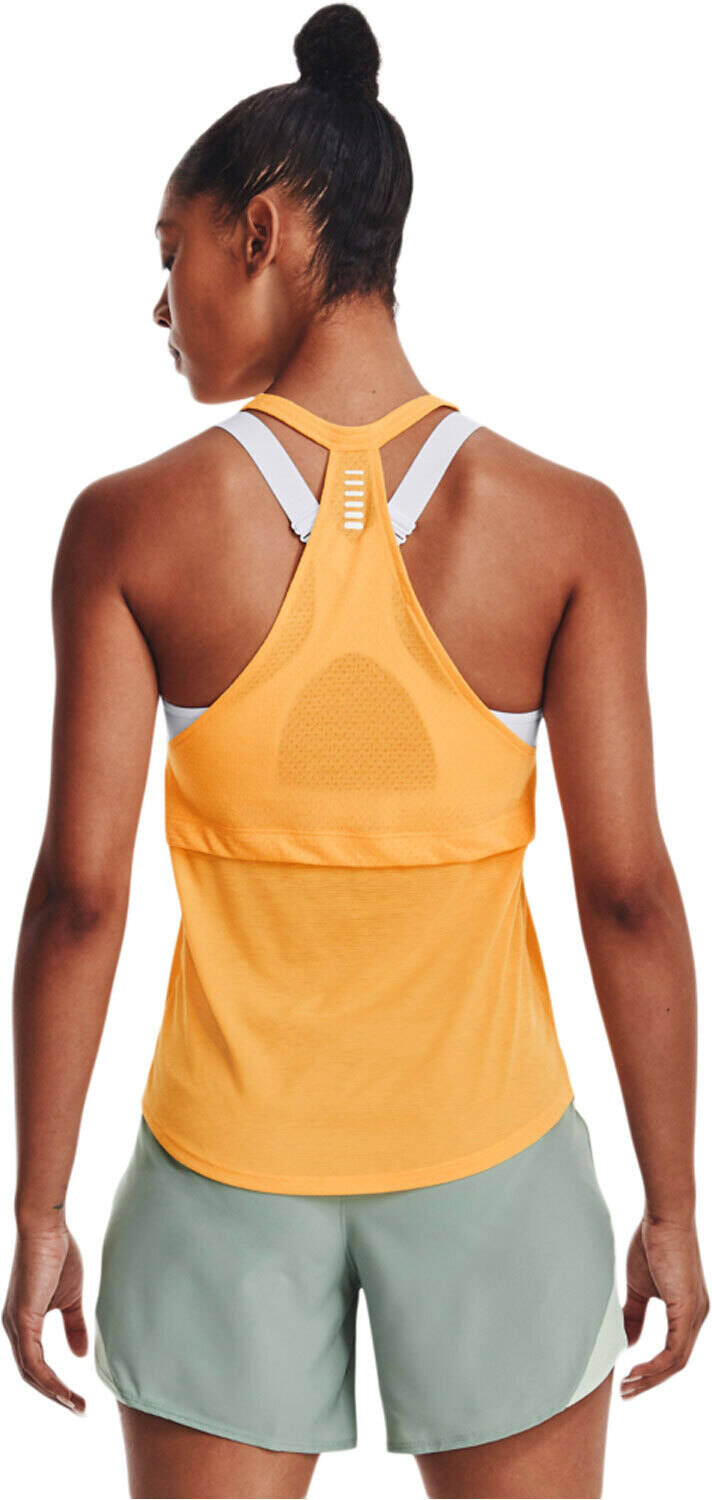 Under Armour ua streaker tank camiseta técnica tirantes mujer Naranja (L)