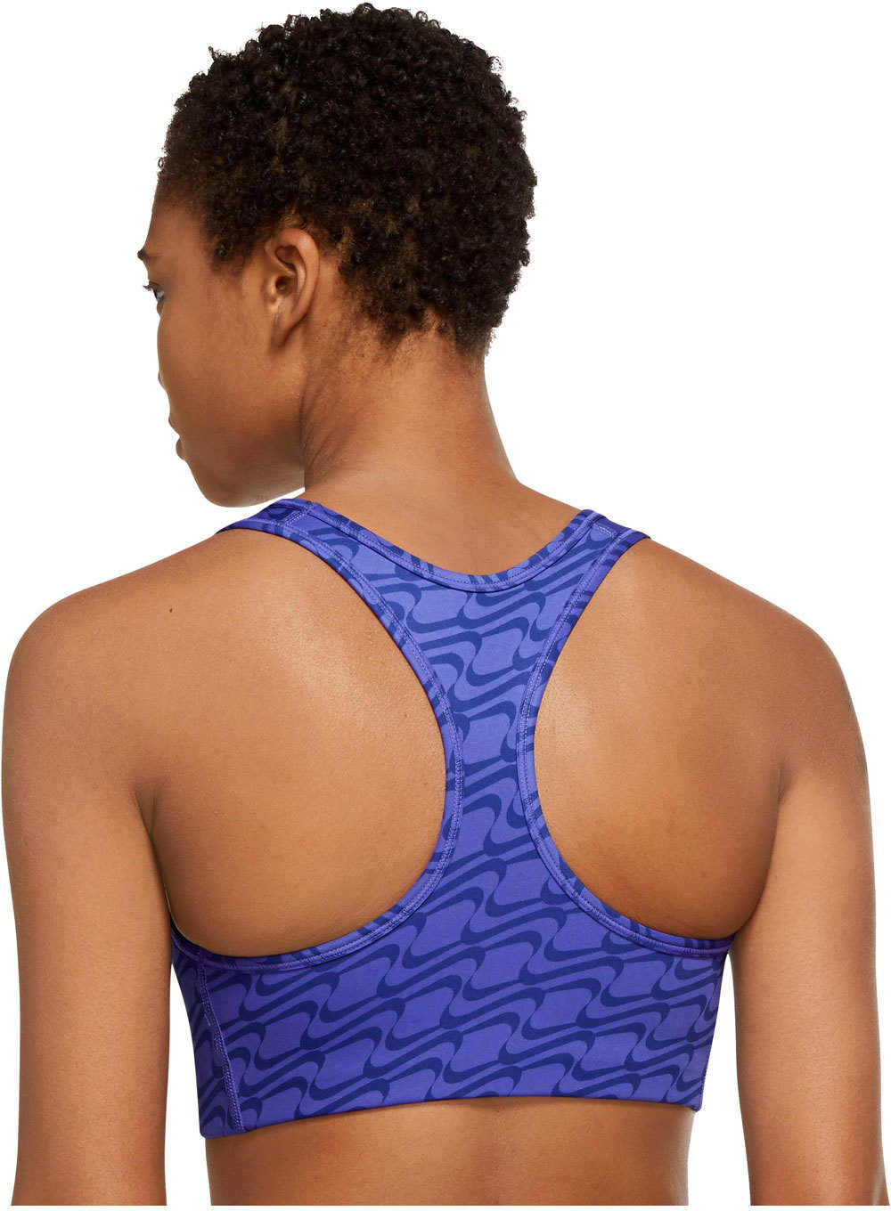 Nike df swsh ic aop gx bra sujetadores deportivos Azul (XS)