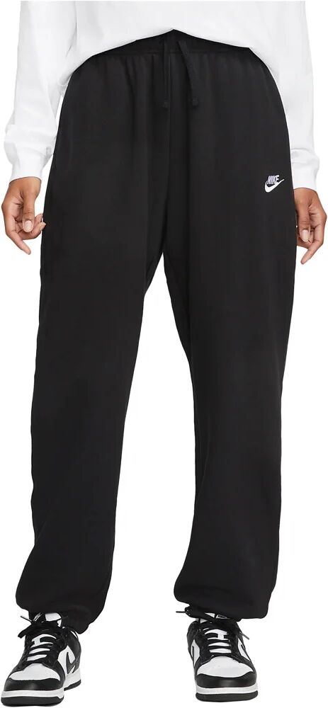 Nike nsw club flc mr pant os pantalón mujer Negro (M)