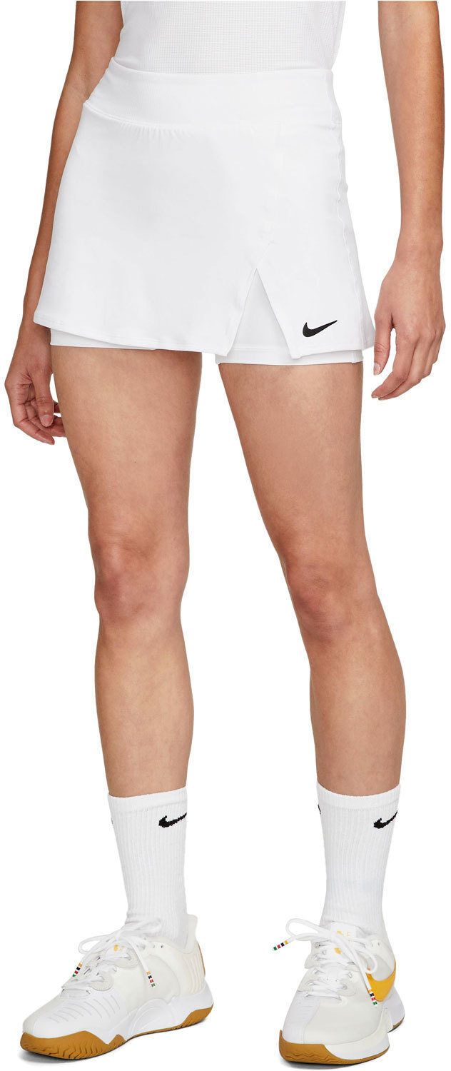 Nike nkct df vctry skirt strt falda tenis Blanco (L)