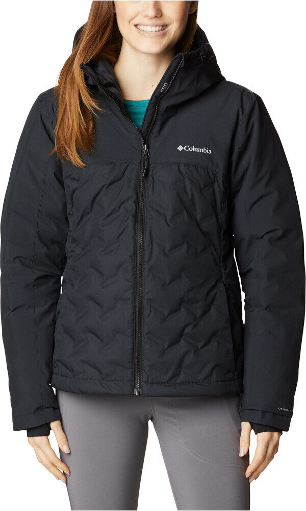 Columbia grand trek ii down chaqueta outdoor mujer Negro (S)