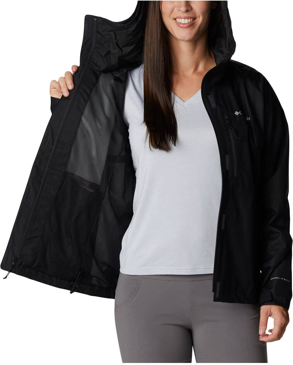 Columbia hikebound CHAQUETA TRAIL RUNNING MUJER Negro (S)