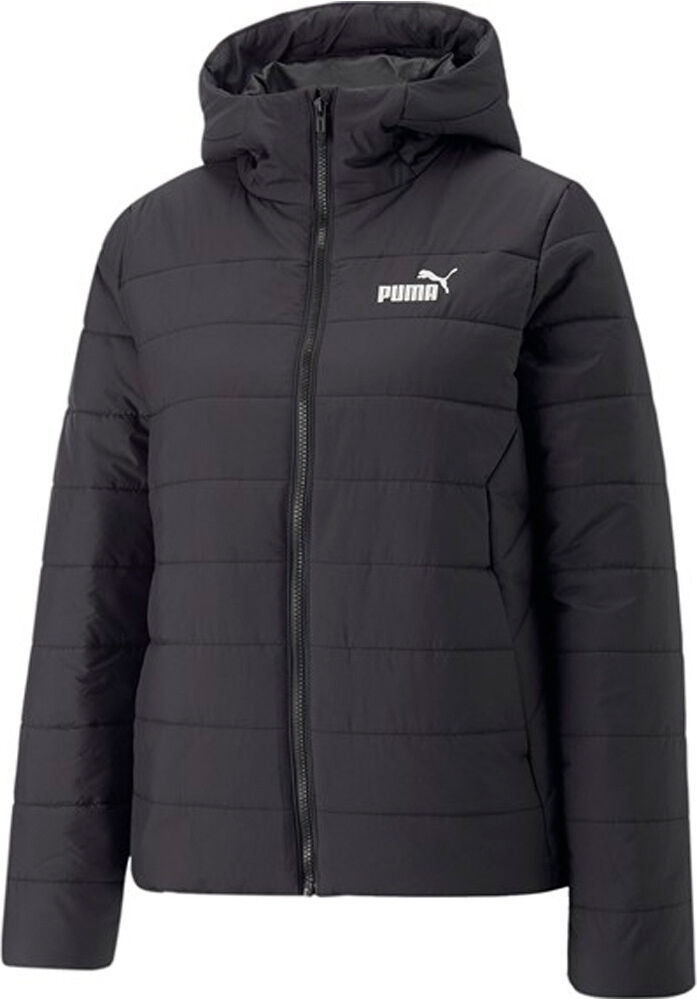 Puma ess hooded padded ja chaquetas mujer Negro (XS)