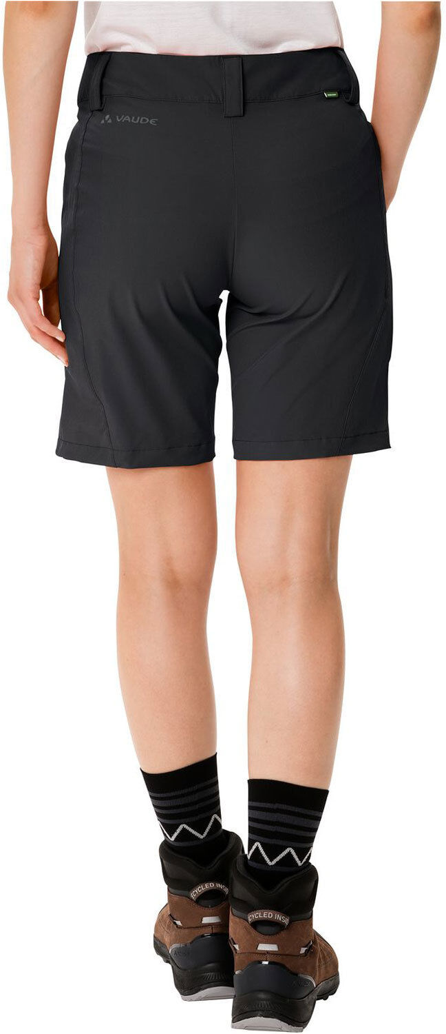 Vaude neyland shorts pantalón corto montaña mujer Negro (38)