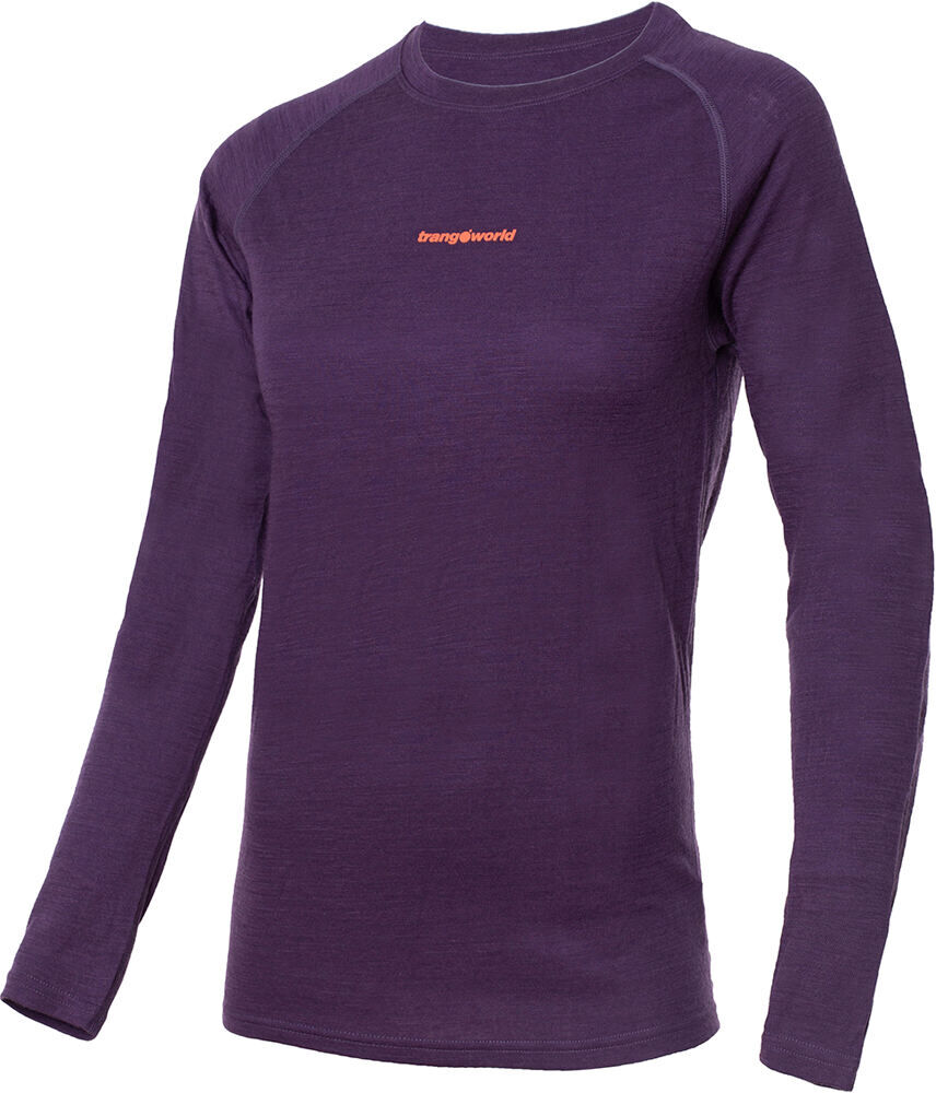 Trango trx2 wool wm p camiseta térmica manga larga mujer Morado (XS)