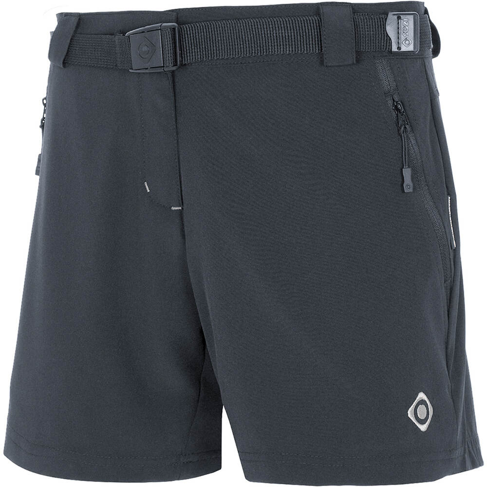 Izas bielsa ii pantalón corto montaña mujer Gris (XS)