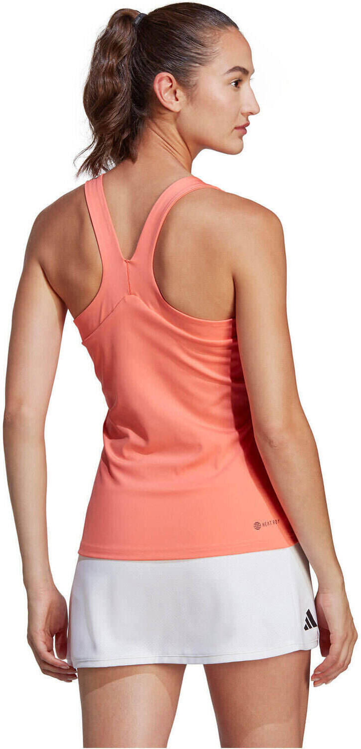 Adidas tennis camiseta tirantes mujer Naranja (XL)