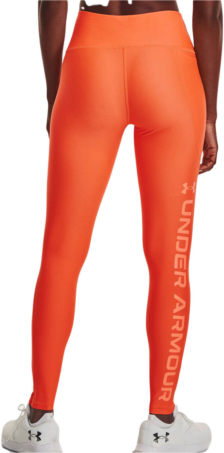 Under Armour branded pantalones y mallas largas fitness mujer Naranja (XL)