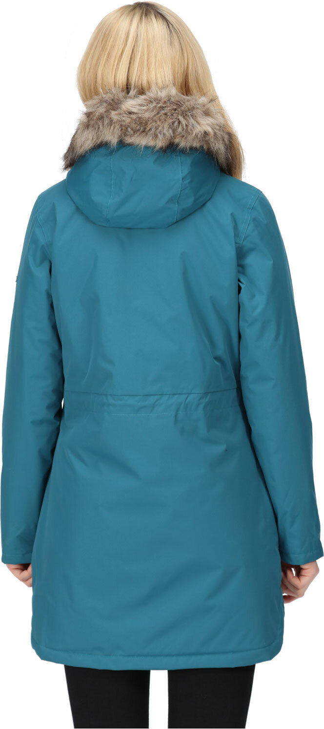 Regatta sabinka chaqueta impermeable insulada mujer Verde (10)