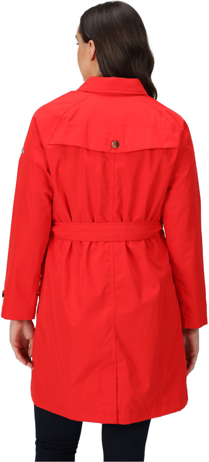 Regatta madalyn chaqueta impermeable insulada mujer Rojo (16)