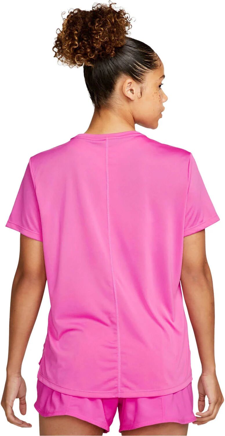 Nike one dri-fit swoosh camiseta entrenamiento manga corta mujer Rosa (XL)