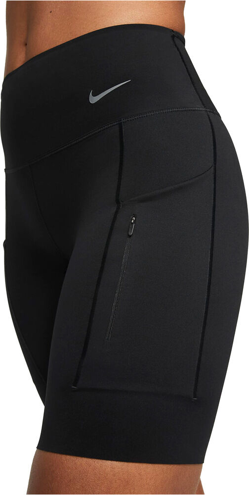 Nike dri-fit go pantalón running mujer Negro (M)