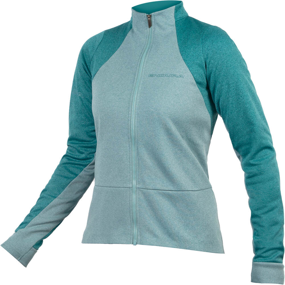 Endura gv500 maillot manga larga mujer Verde (M)