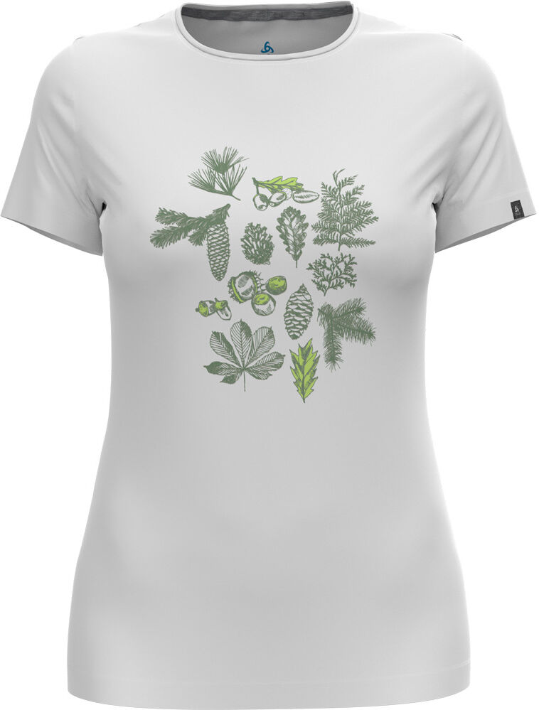 Odlo kumano forest camiseta montaña manga corta mujer Blanco (XL)