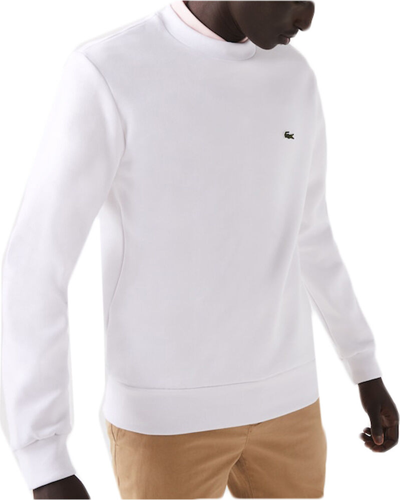 Lacoste sweatshirts crew sudadera hombre Blanco (6)