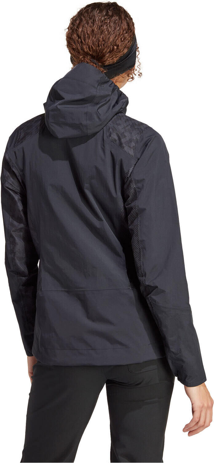 Adidas terrex xperior hybrid rain chaqueta impermeable mujer Negro (XS)