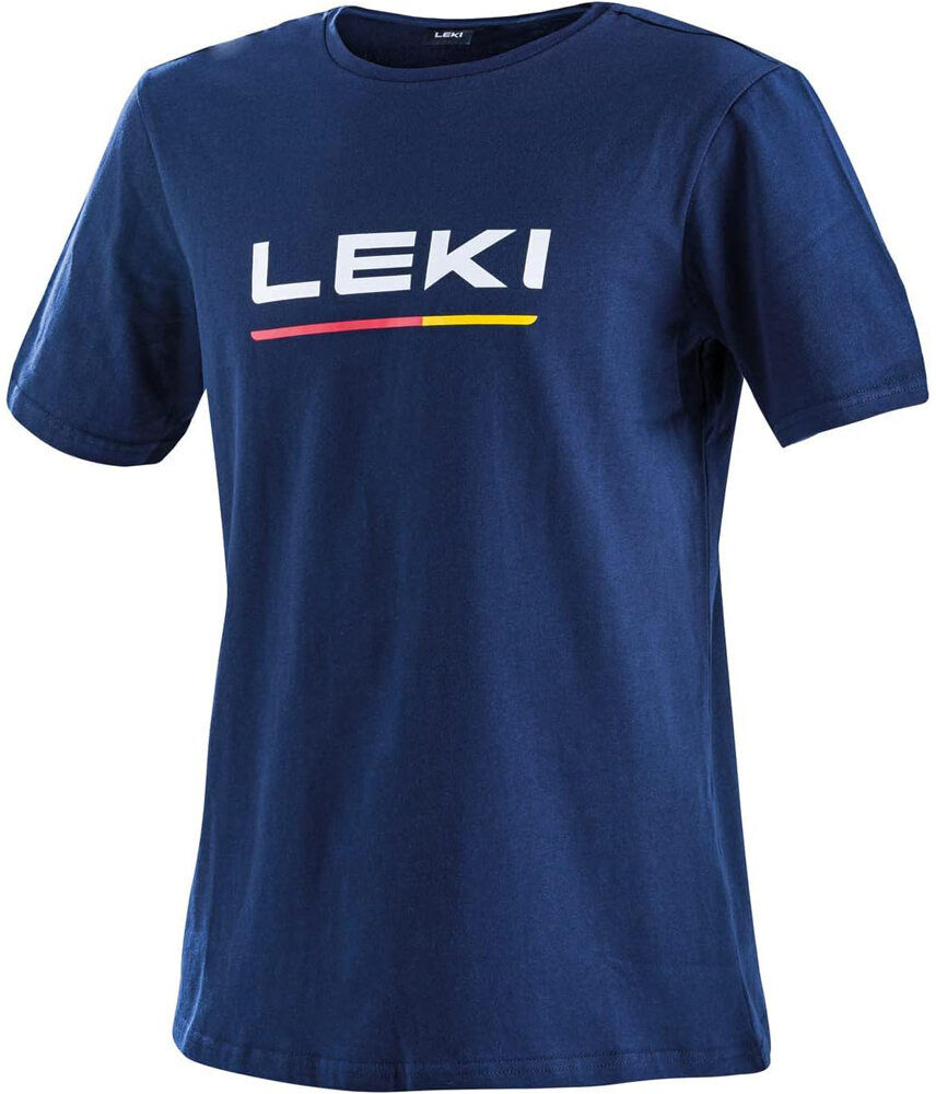 Leki logo camiseta montaña manga corta mujer Marino (XXL)