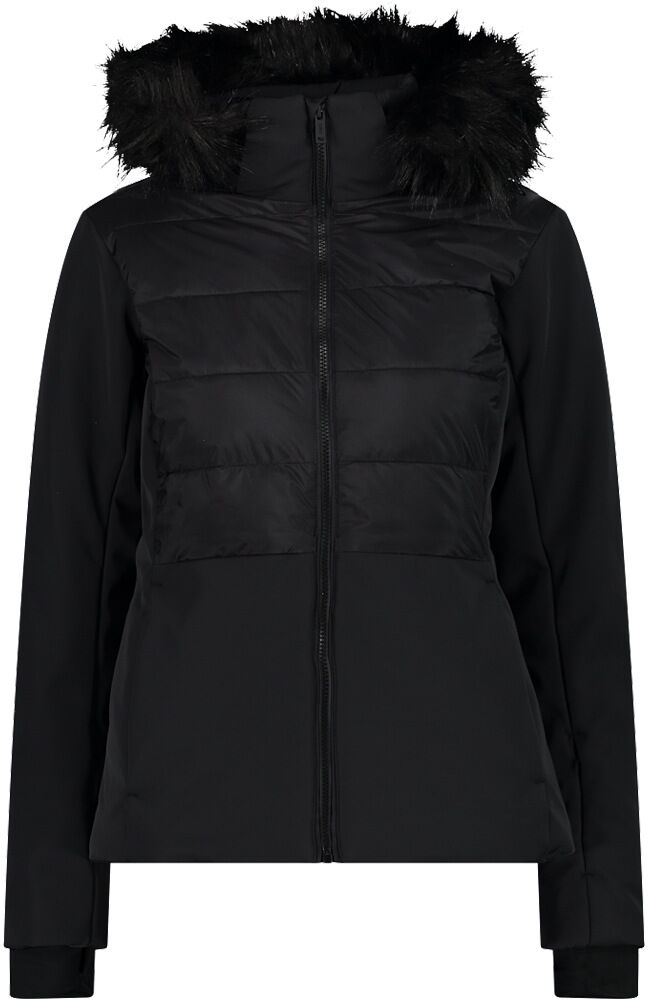 Cmp woman jacket zip hood chaqueta esquí mujer Negro (38)