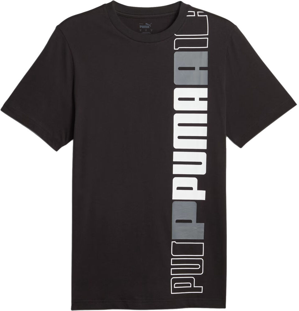 Puma essentials logo lab camiseta manga corta hombre Negro (L)