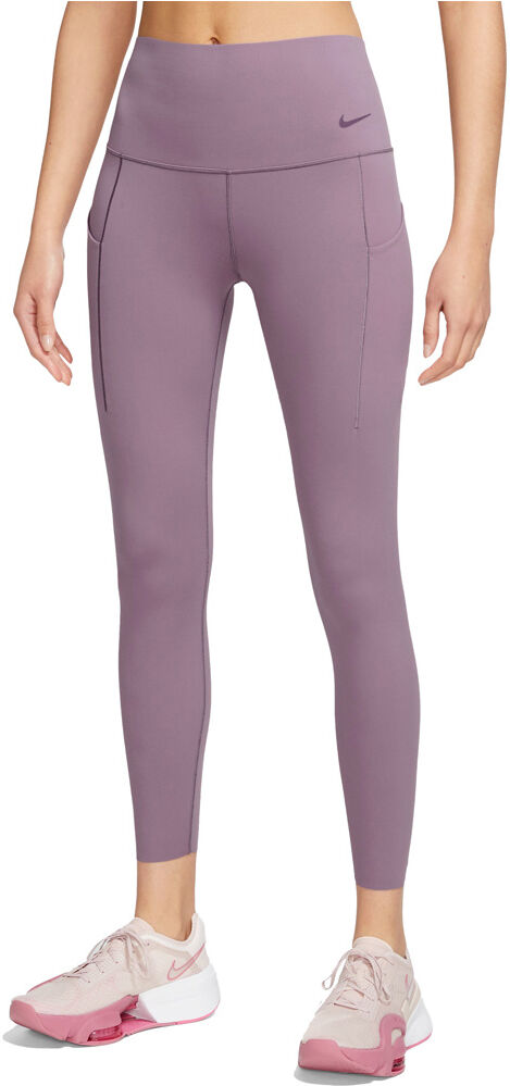 Nike universa 7/8 pantalones y mallas largas fitness mujer Morado (L)