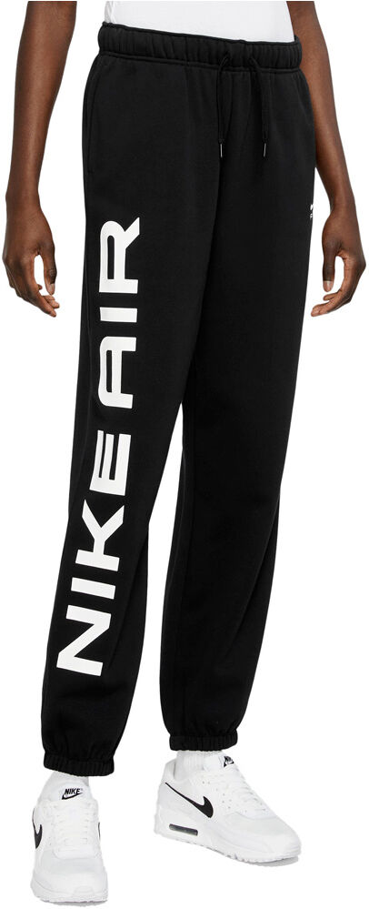 Nike sportswear air fleece pantalón mujer Negro (S)