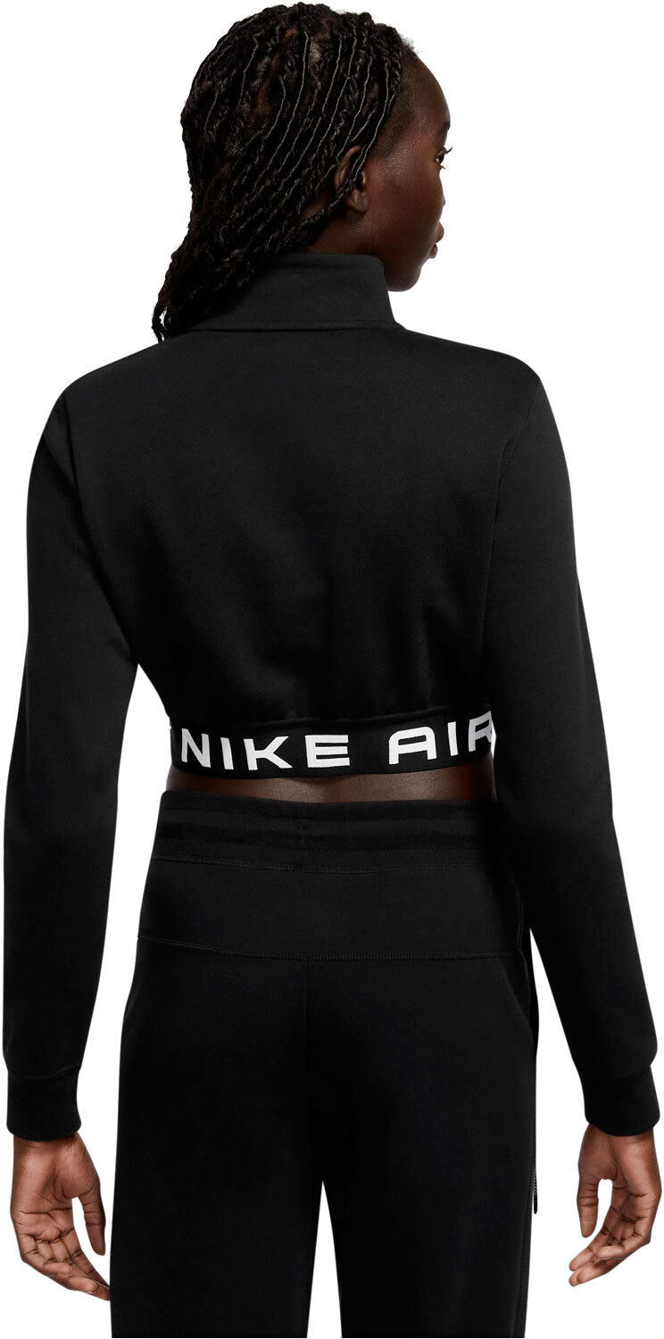 Nike sportswear air top fleece sudadera mujer Negro (XS)