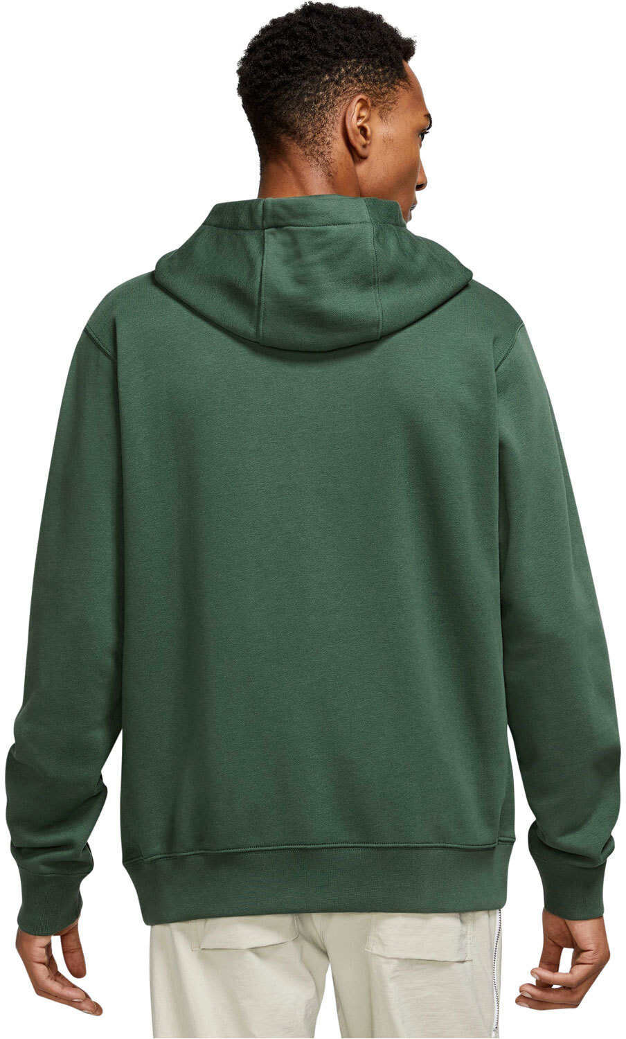 Nike club french terry sudadera hombre Verde (S)