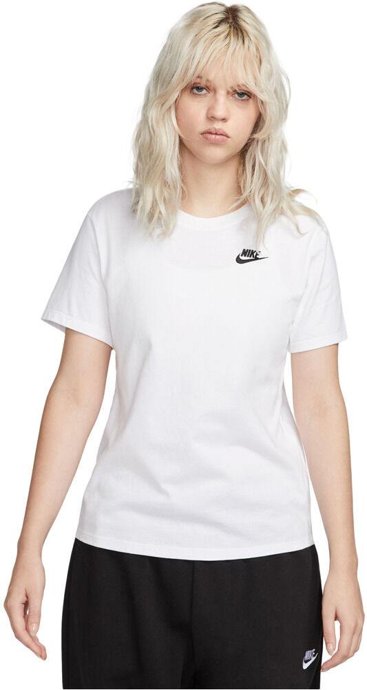 Nike sportswear club camiseta manga corta mujer Blanco (L)