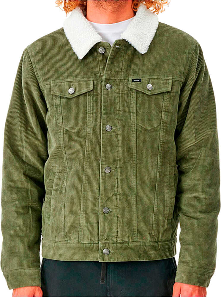 Rip Curl state cord chaquetas hombre Verde (S)