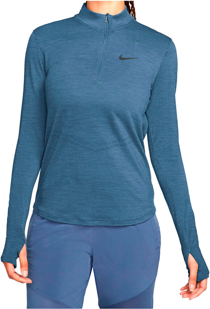 Nike dri-fit swift camiseta técnica manga larga mujer Azul (L)