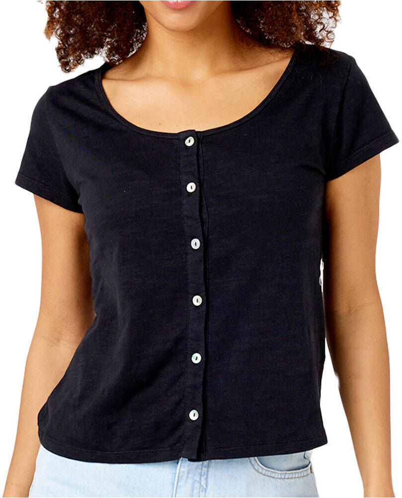 Rip Curl beela camiseta manga corta mujer Negro (M)