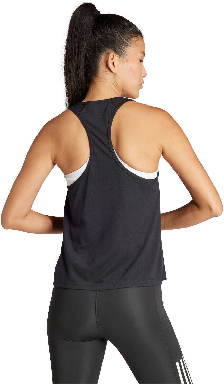 Adidas train essentials minimal camiseta tirantes fitness mujer Negro (S)