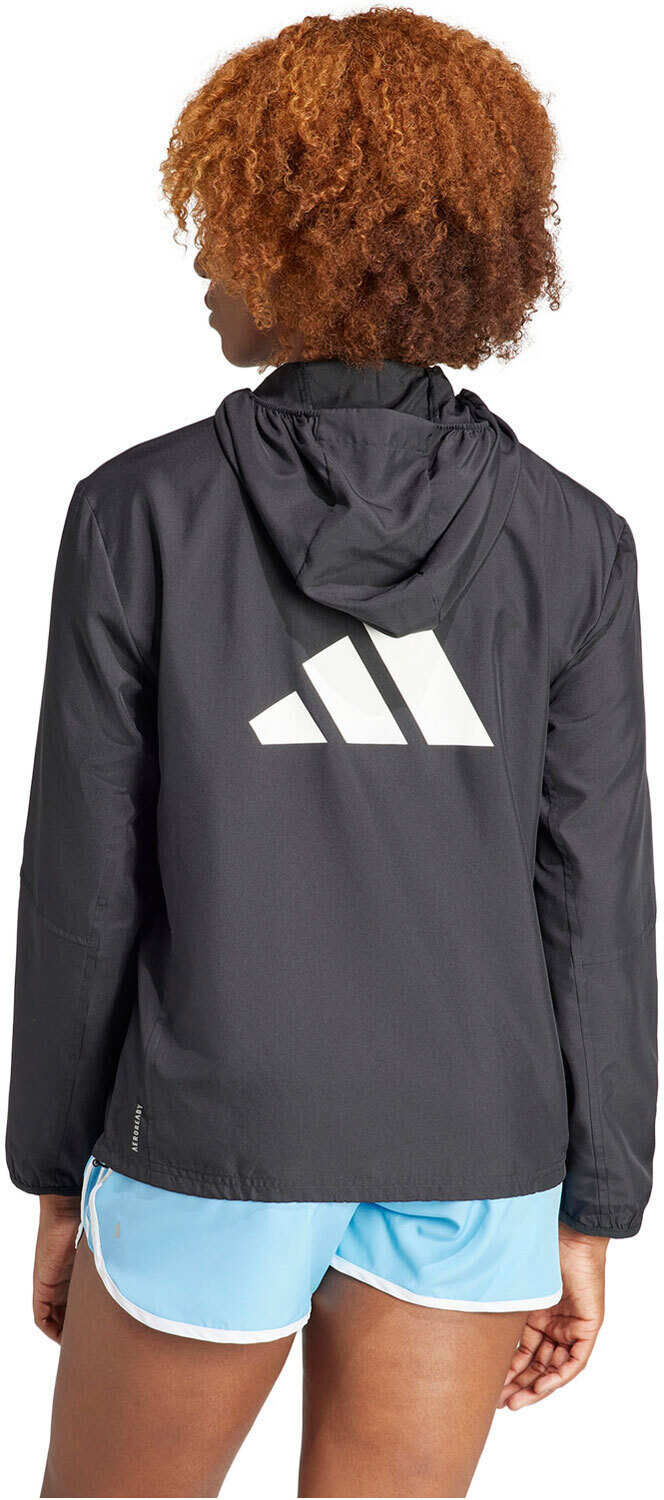 Adidas run it CHAQUETA RUNNING MUJER Negro (XS)