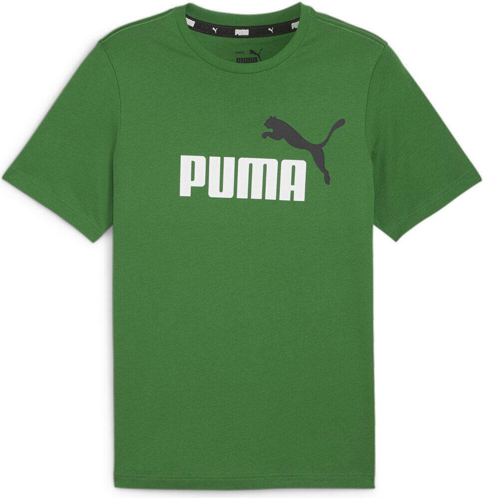 Puma essentiasl 2 colour logo camiseta manga corta hombre Verde (XL)