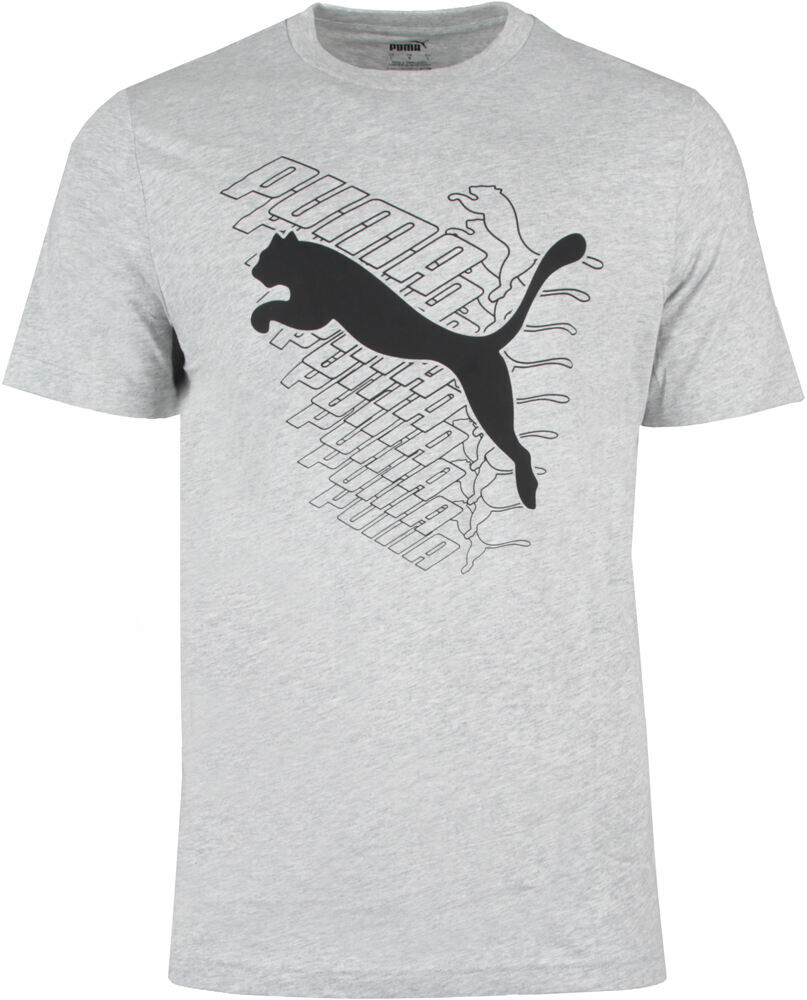 Puma graphics cat camiseta manga corta hombre Gris (S)