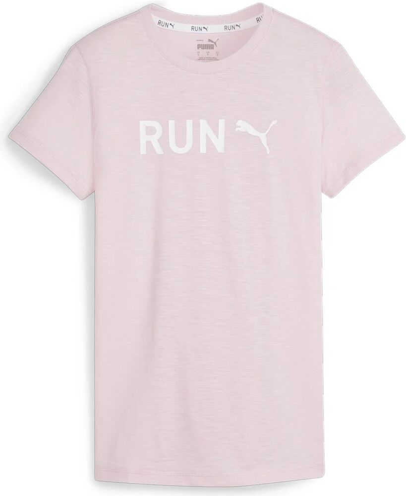 Puma graphic run camiseta entrenamiento manga corta mujer Rosa (L)