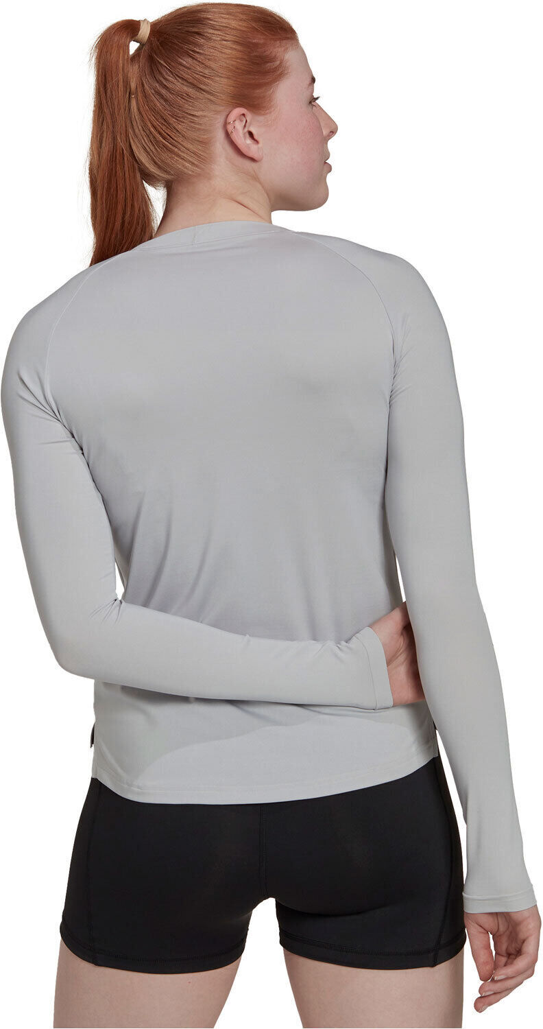 Adidas hilo camisetas fitness mujer Gris (M)