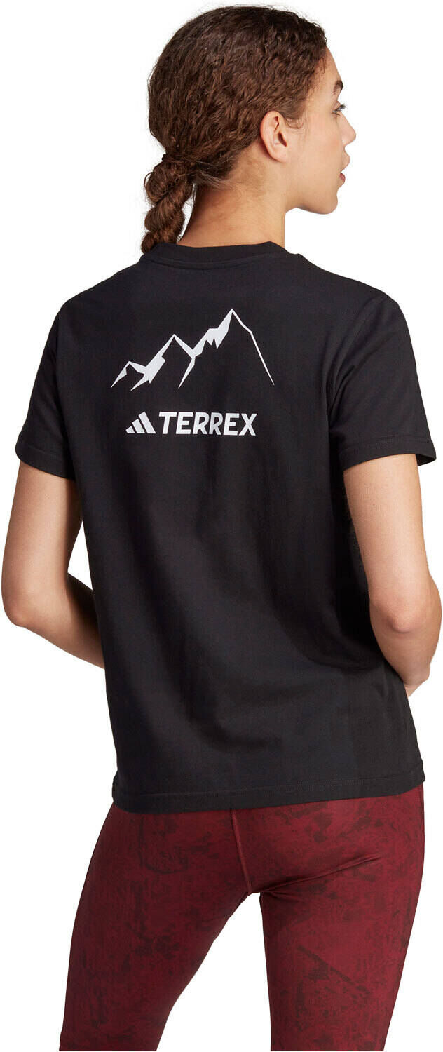 Adidas terrex graphic mtn 20 camiseta montaña manga corta mujer Negro (XS)