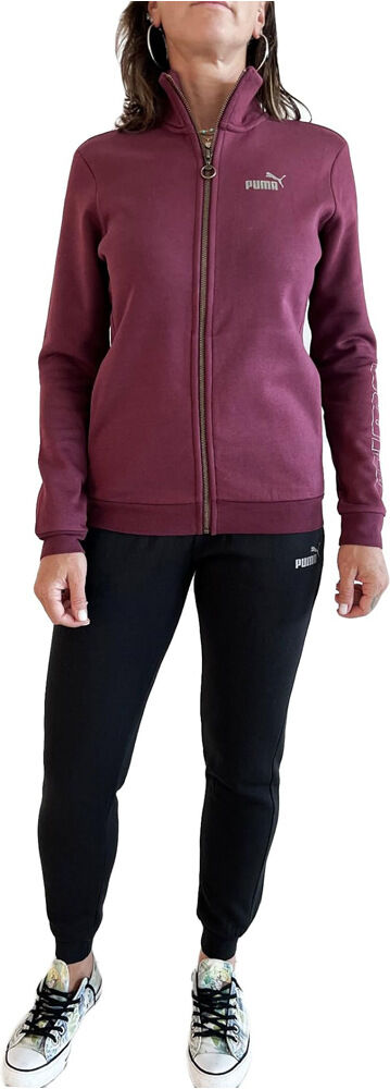 Puma bronze full-zip suit chándal mujer Granate (L)