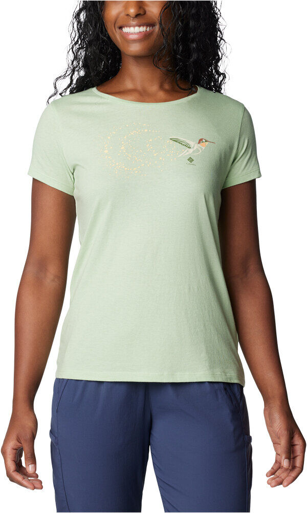 Columbia daisy days camiseta montaña manga corta mujer Verde (S)