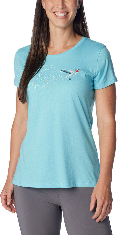 Columbia daisy days camiseta montaña manga corta mujer Azul (M)